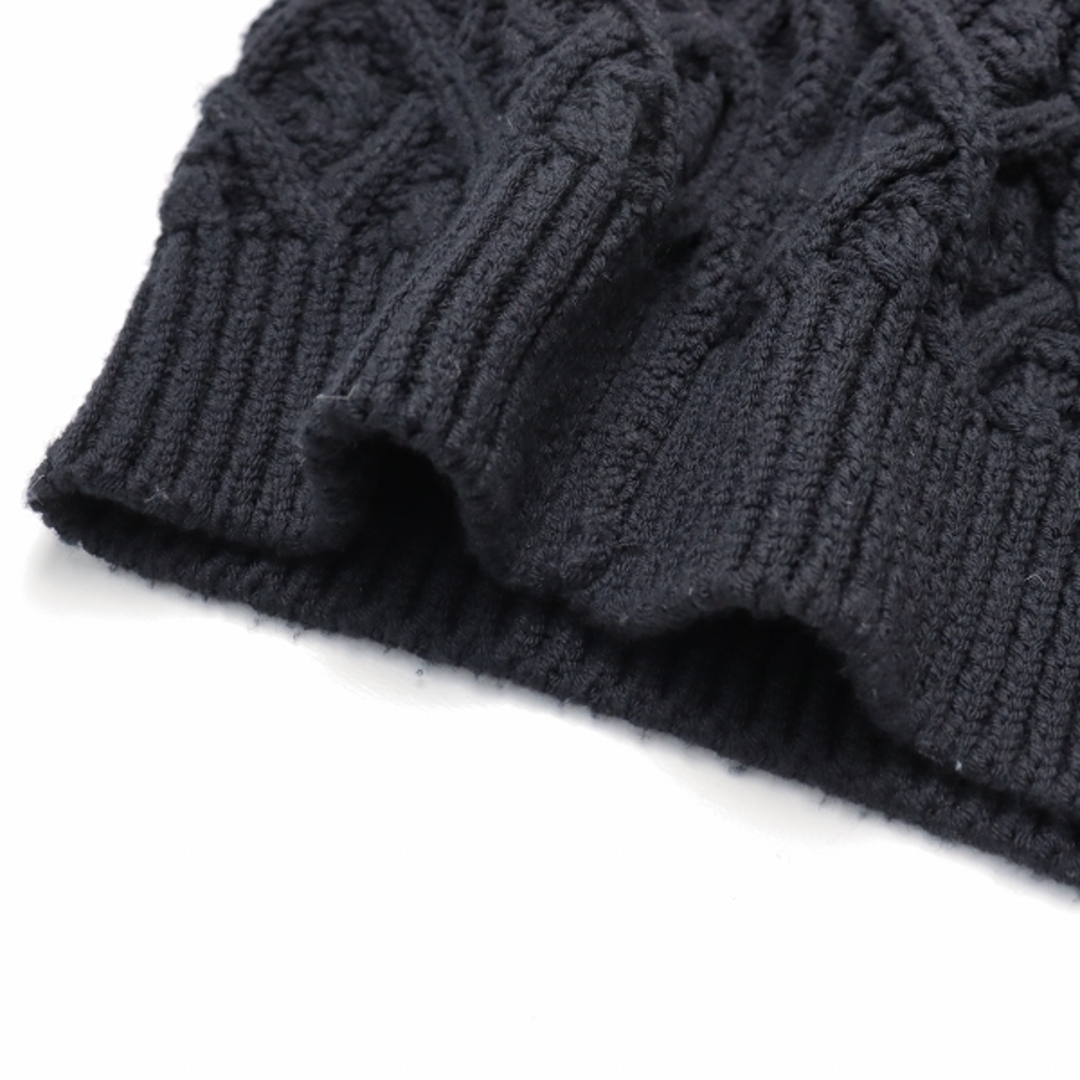 美品 AURALEE オーラリー HARD TWIST MERINO ARAN KNIT VEST ハード