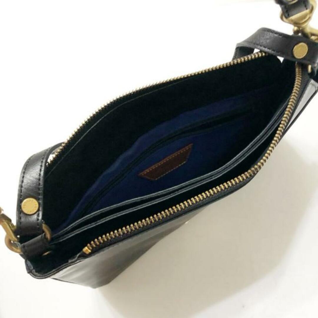 Russet(ラシット)のラシット ショルダーバッグ - 黒×ネイビー レディースのバッグ(ショルダーバッグ)の商品写真