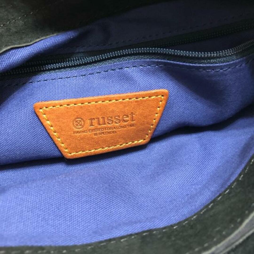 Russet(ラシット)のラシット ショルダーバッグ - 黒×ネイビー レディースのバッグ(ショルダーバッグ)の商品写真