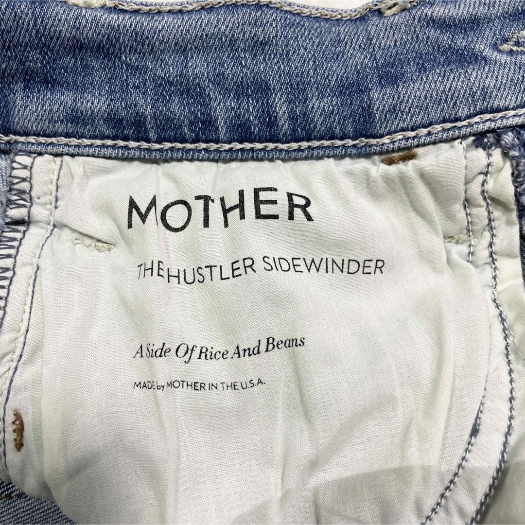 MOTHER マザー ハイウエストブーツカットデニムパンツ フレア スリット24