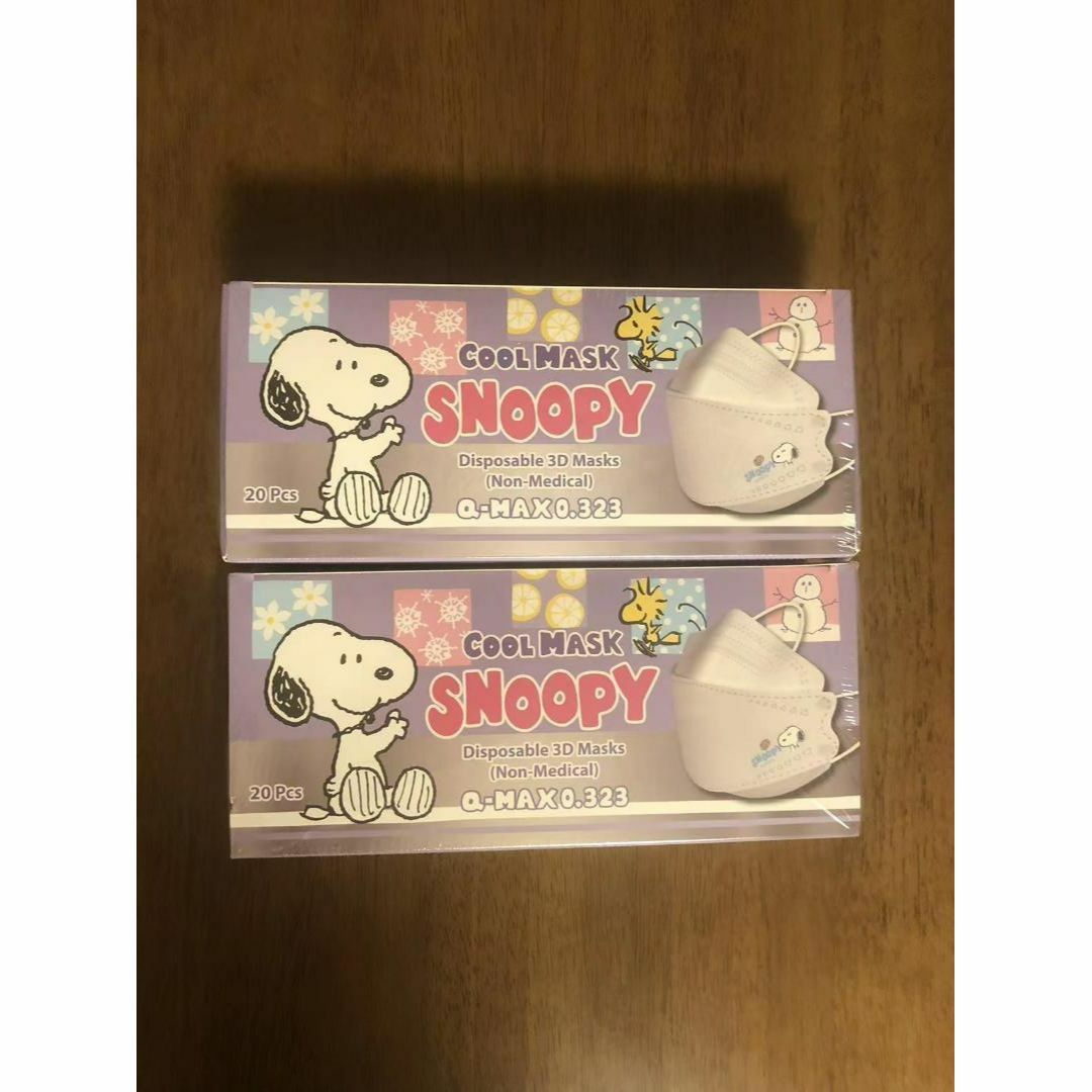 SNOOPY(スヌーピー)のSNOOPY×爽やか涼しい×息らくらく  ワンポイントマスク　冷感 その他のその他(その他)の商品写真