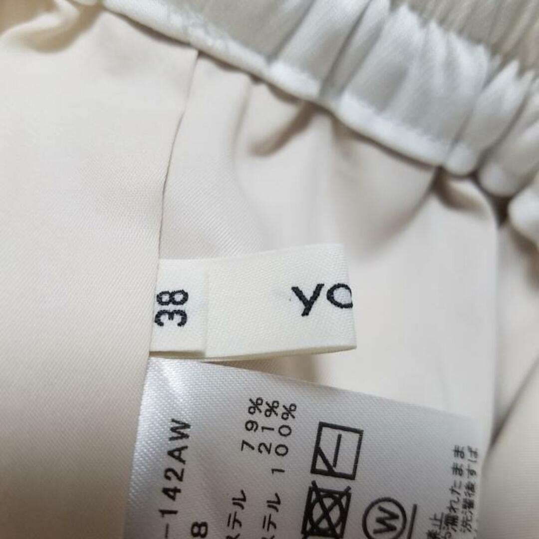 ヨリ パンツ サイズ38 M レディース - 白