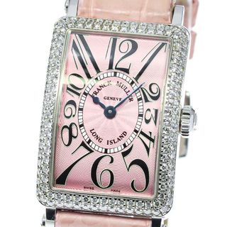 フランクミュラー(FRANCK MULLER)のフランクミュラー FRANCK MULLER 900QZD ロングアイランド K18WG ダイヤベゼル クォーツ レディース _762585(腕時計)