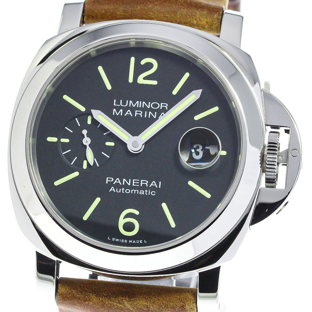 パネライ PANERAI PAM01104 ルミノールマリーナ 44mm スモールセコンド デイト 自動巻き メンズ 保証書付き_762004