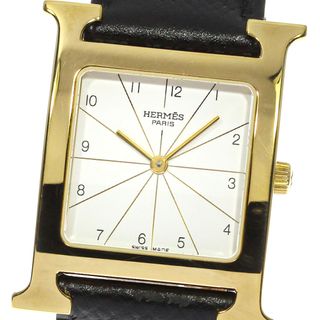 エルメス HERMES HH1.810 Hウォッチ デイト クォーツ メンズ _749373【ev10】