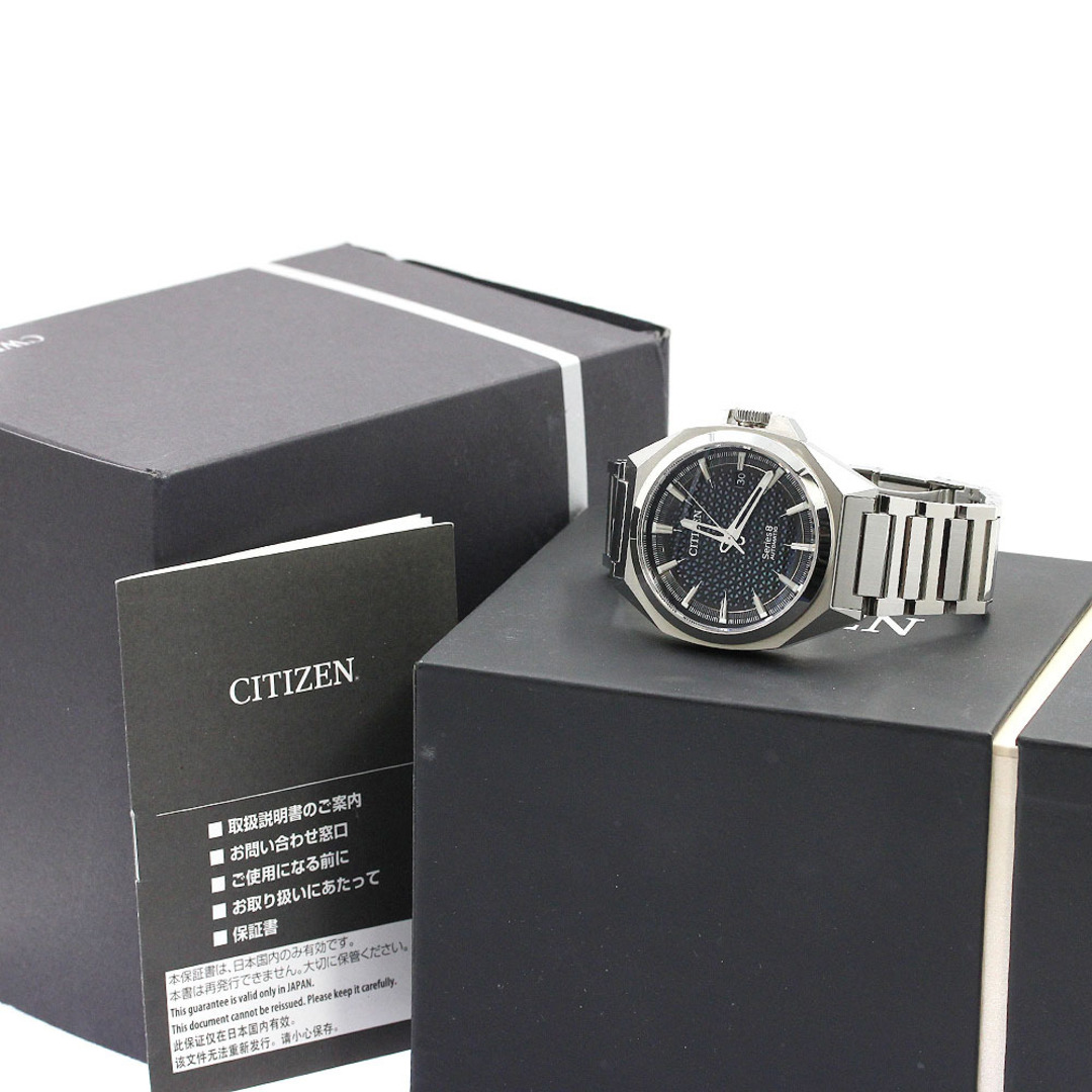 シチズン CITIZEN 0950-S125758/NA1010-84X シリーズ8 デイト 自動巻き メンズ 箱・保証書付き_762154