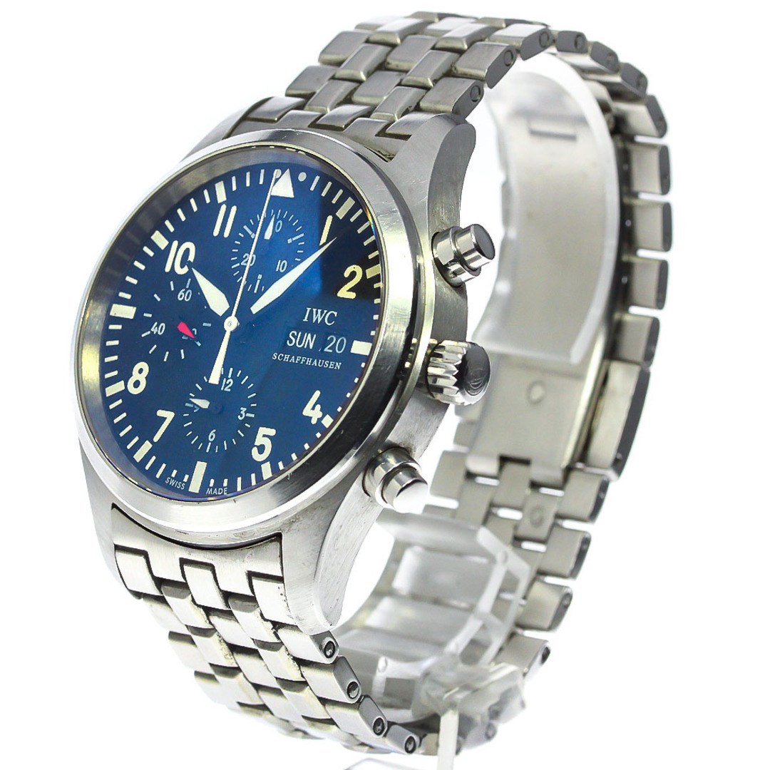 訳あり IWC IWC SCHAFFHAUSEN IW371704 パイロットウォッチ クロノ ...