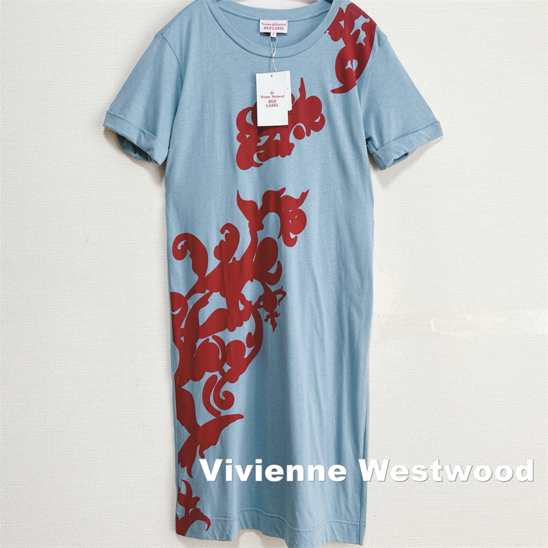 【Vivienne Westwood】サックス ワンピース タグ付未使用
