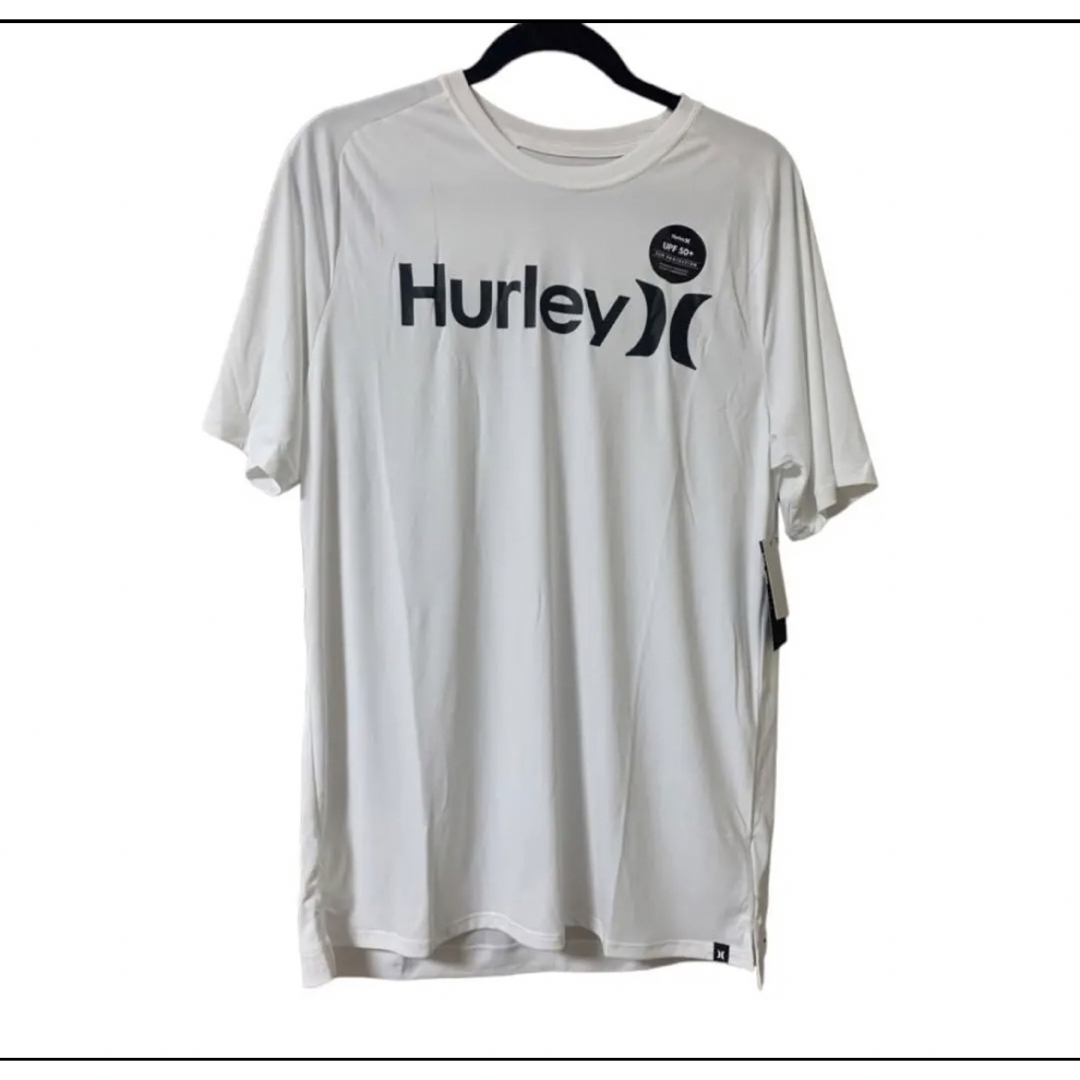 Hurley(ハーレー)の『新品』ハーレー ラッシュガード  メンズ　Tシャツ　ホワイト メンズのトップス(Tシャツ/カットソー(半袖/袖なし))の商品写真