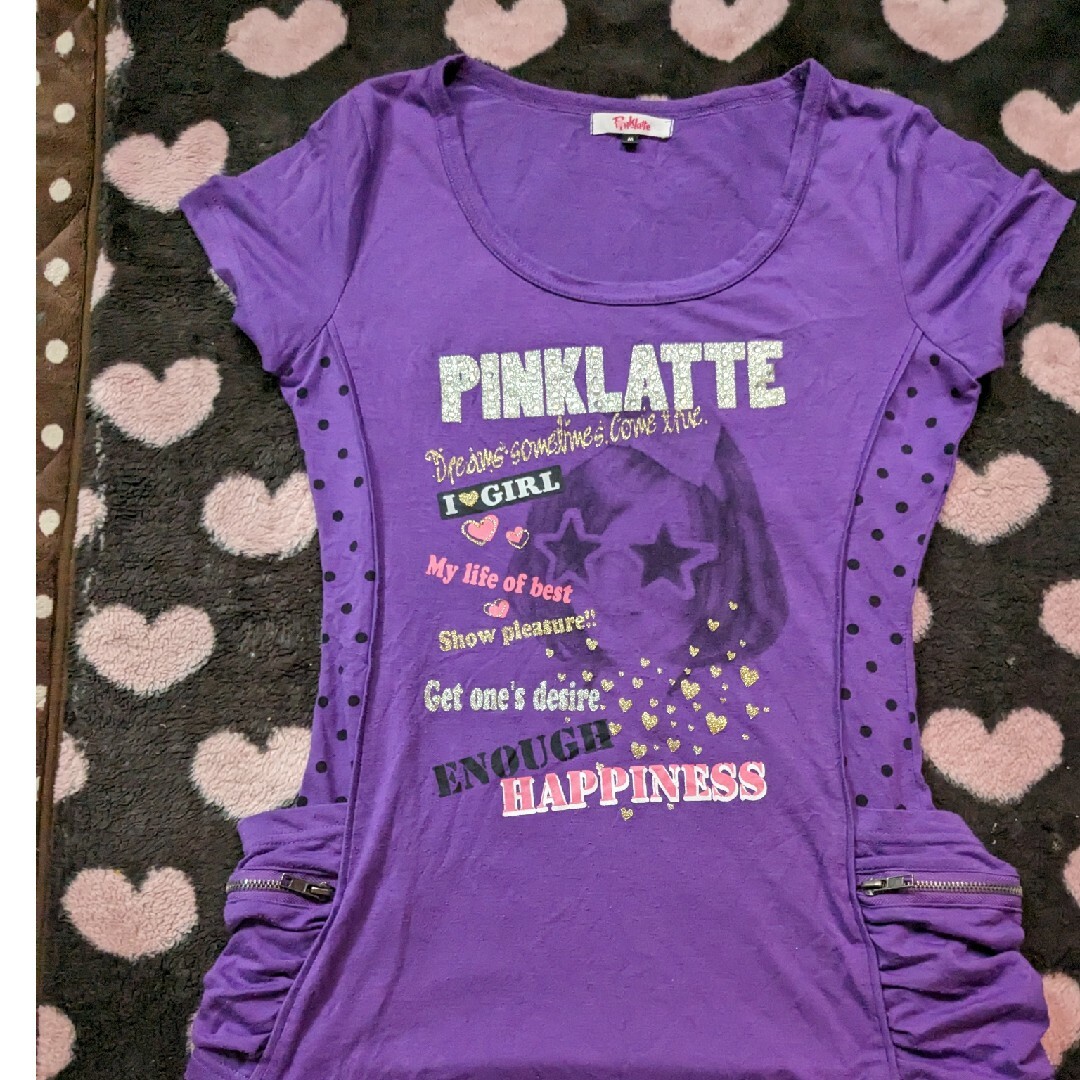 PINK-latte(ピンクラテ)のTシャツ レディースのトップス(Tシャツ(半袖/袖なし))の商品写真