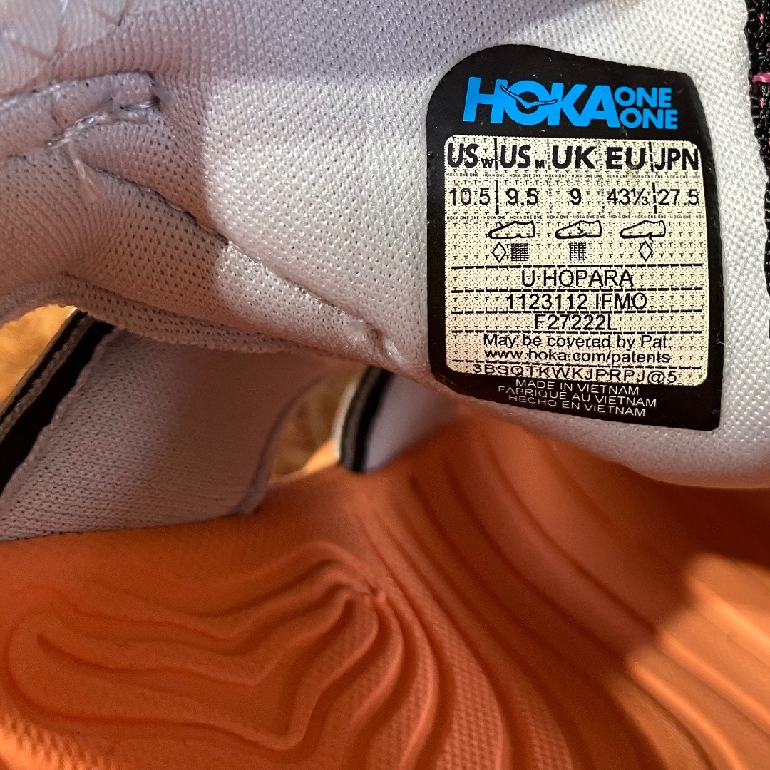 HOKA ONE ONE(ホカオネオネ)のHOKA ONEONE HOPARA US9.5 27.5cm メンズの靴/シューズ(サンダル)の商品写真