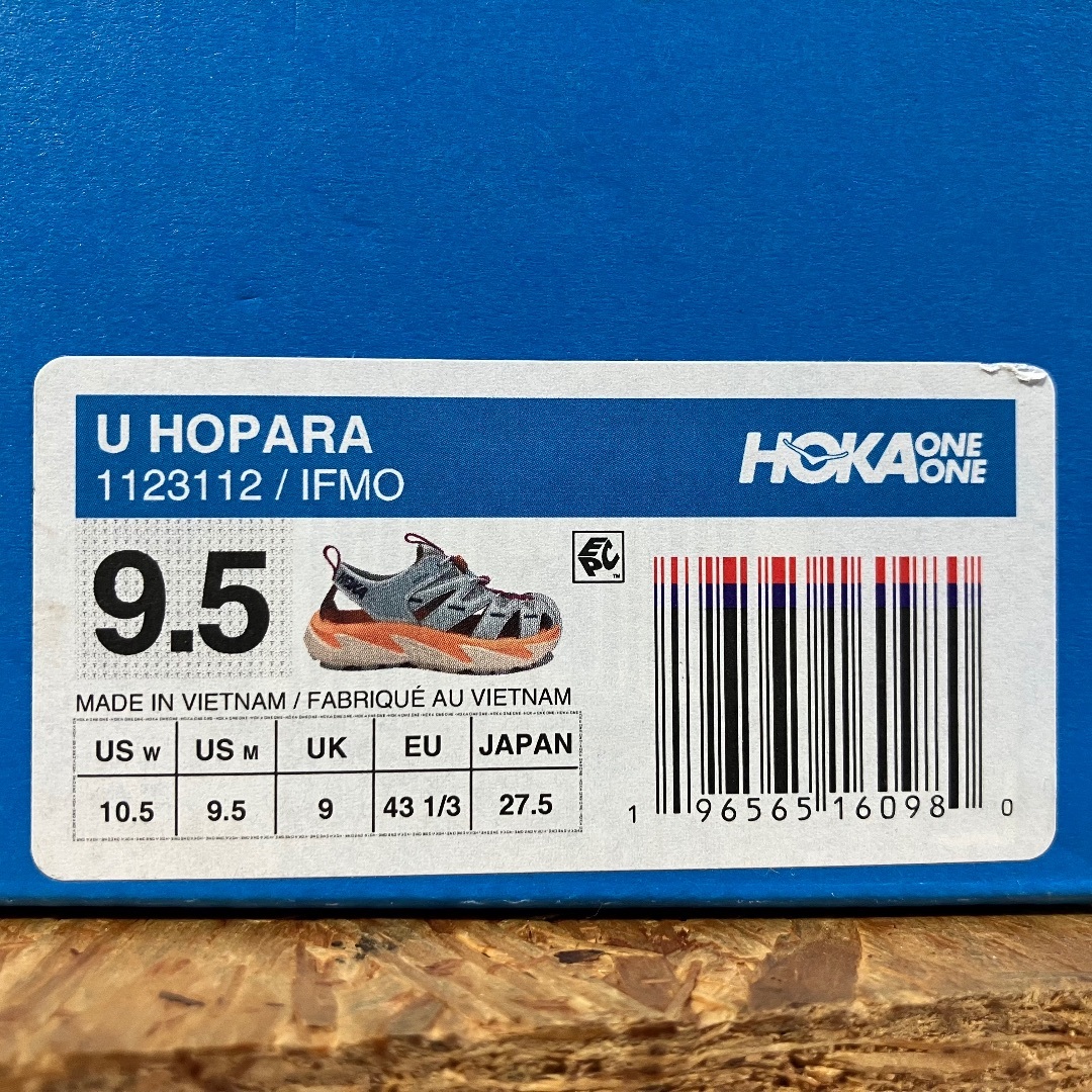 HOKA ONE ONE(ホカオネオネ)のHOKA ONEONE HOPARA US9.5 27.5cm メンズの靴/シューズ(サンダル)の商品写真