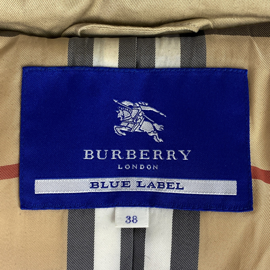 BURBERRY(バーバリー)のバーバリー ロゴボタン ダウンコート レディース 38 【中古】 レディースのジャケット/アウター(ダウンコート)の商品写真