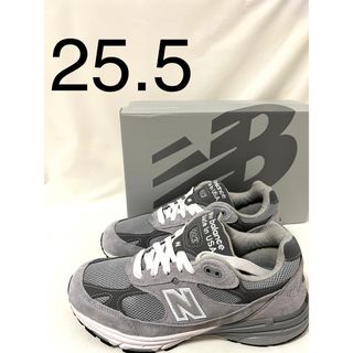 ニューバランス(New Balance)の25.5 D mr993 mr993gl ニューバランス グレー 灰色 993(スニーカー)