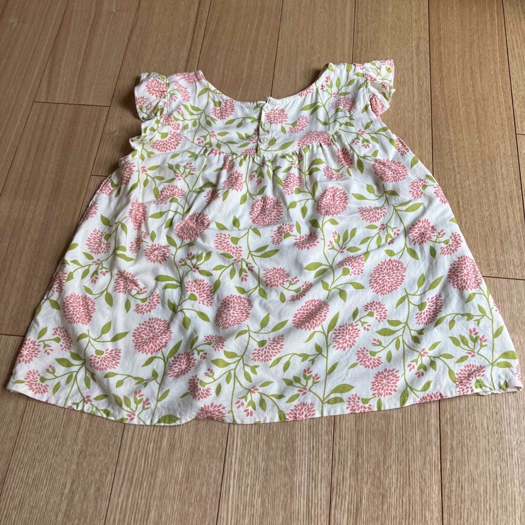 130cmノースリーブ&ショートパンツ キッズ/ベビー/マタニティのキッズ服女の子用(90cm~)(その他)の商品写真