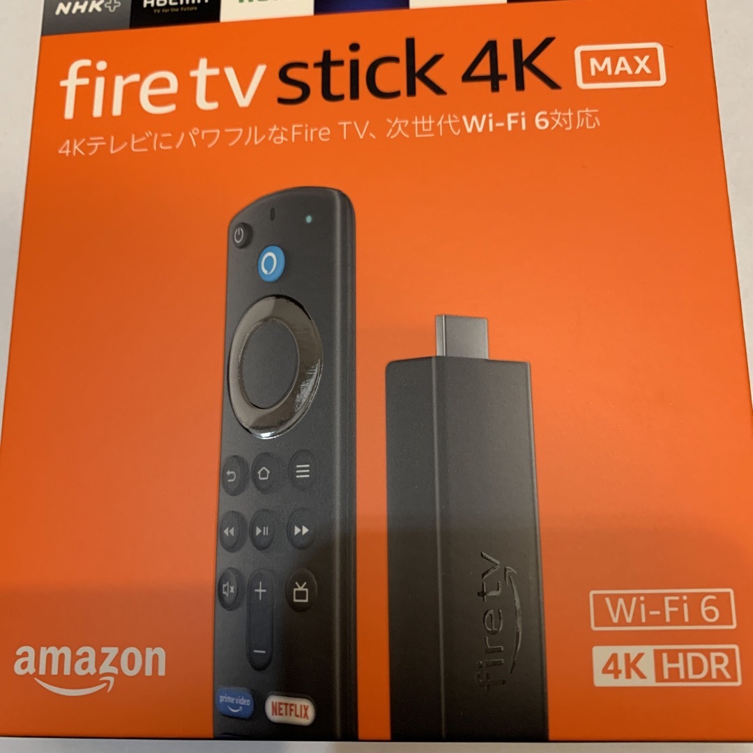 Amazon(アマゾン)のAmazon fire tv stick 4k MAX 新品未開封 スマホ/家電/カメラのテレビ/映像機器(その他)の商品写真