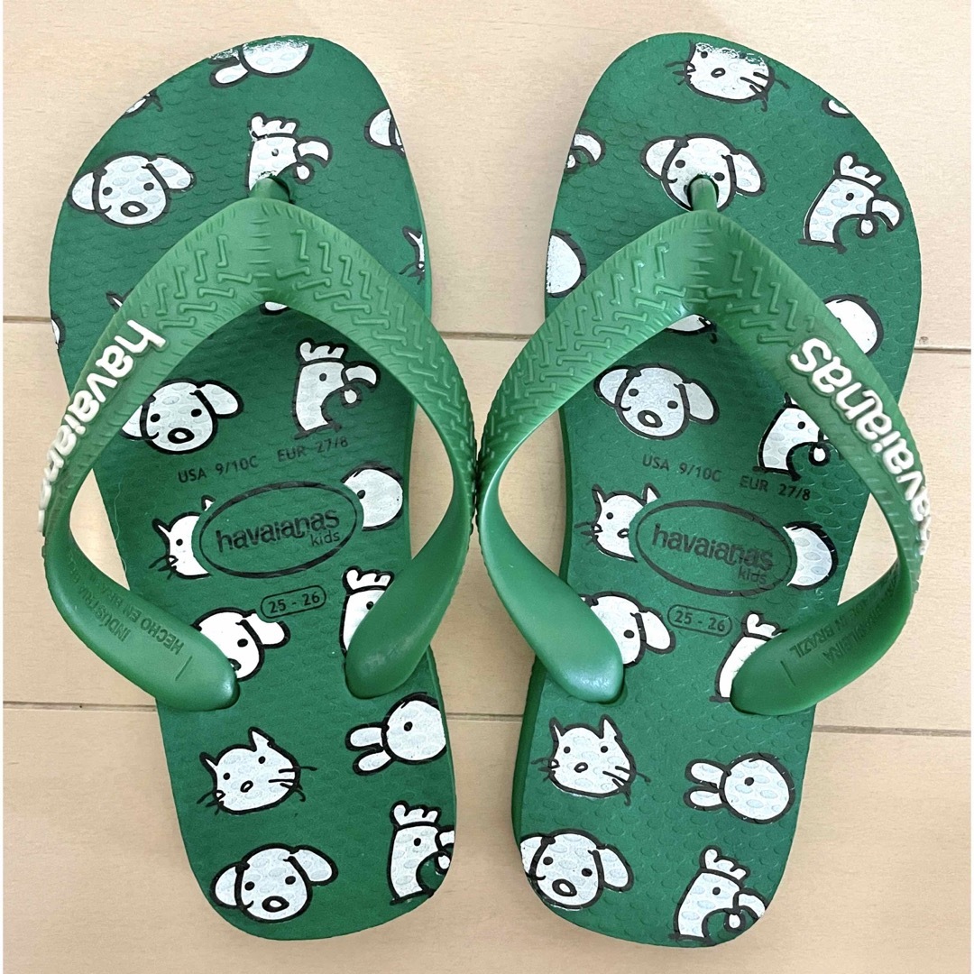 havaianas(ハワイアナス)の良品　havaianas ハワイアナス  15 16 17cm ビーチサンダル キッズ/ベビー/マタニティのキッズ靴/シューズ(15cm~)(サンダル)の商品写真