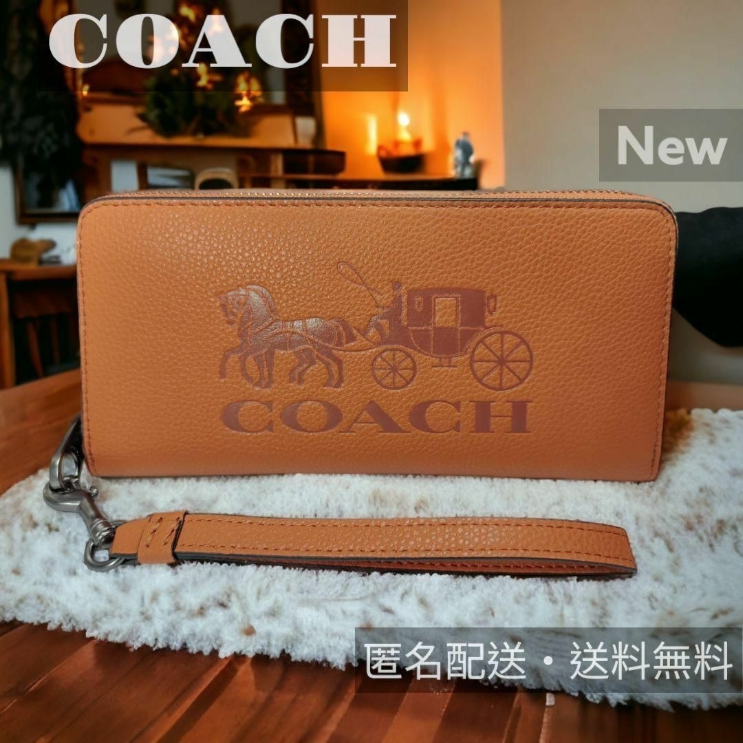 匿名配送 新品 ✳️ COACH コーチ 財布 ブラウン ブラック