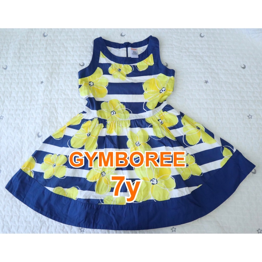 GYMBOREE(ジンボリー)のGYMBOREE ジンボリー　花柄　ワンピース　7 キッズ/ベビー/マタニティのキッズ服女の子用(90cm~)(ワンピース)の商品写真