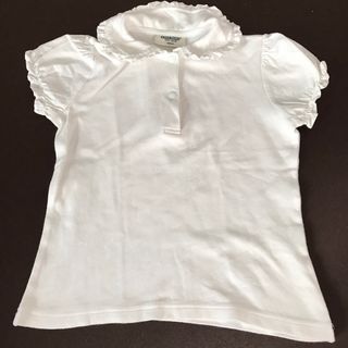 オシュコシュ(OshKosh)のオシュコシュ　白Tシャツ 120 襟フリル　トップス　夏　女の子(Tシャツ/カットソー)