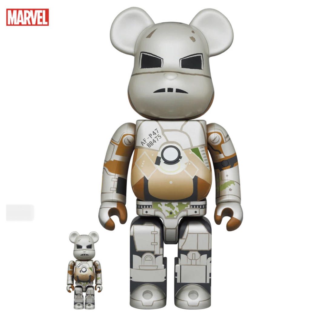 その他BE@RBRICK IRON MAN MARK I 100％ ＆ 400％