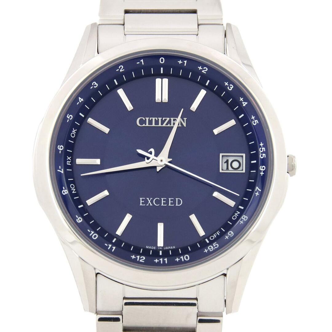 【新品電池交換　美品】CITIZEN  シチズン　EXCEED　チタニウム腕時計