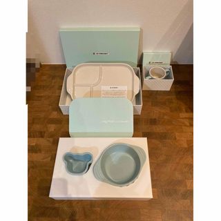 ルクルーゼ(LE CREUSET)のル・クルーゼ　ベビー食器　4点セット(離乳食器セット)