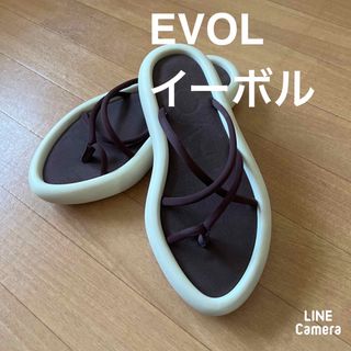 EVOL - EVOL イーボル　厚底ミュールサンダル