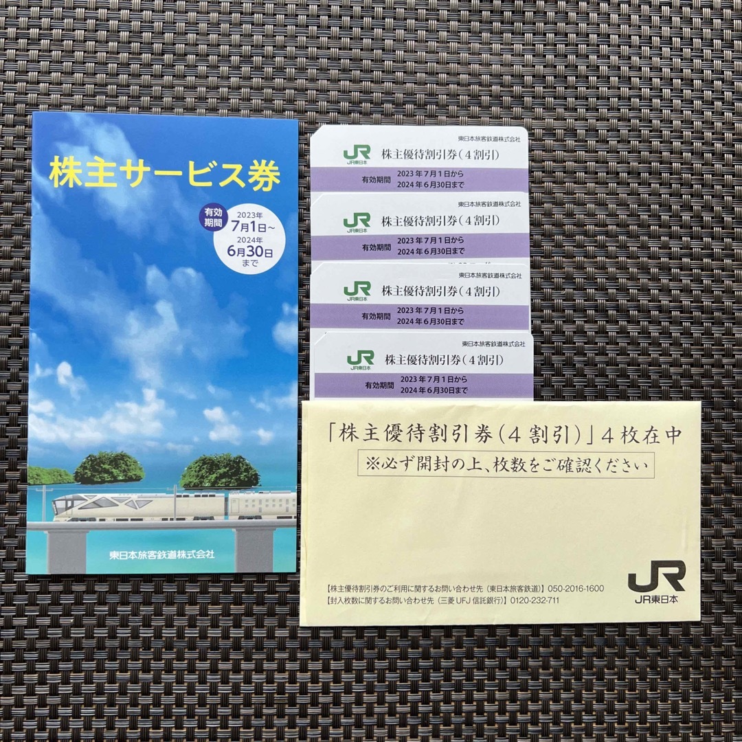 独特な店 JR東日本株主優待券4枚 株主サービス券 | www.fixservice.com.br