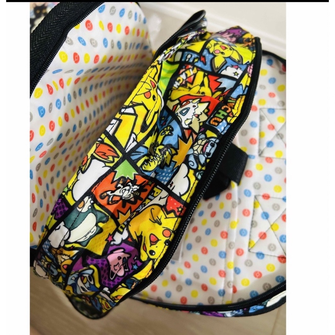 LeSportsac レスポ ポケモン  ピカチュウ  ブラック リュック