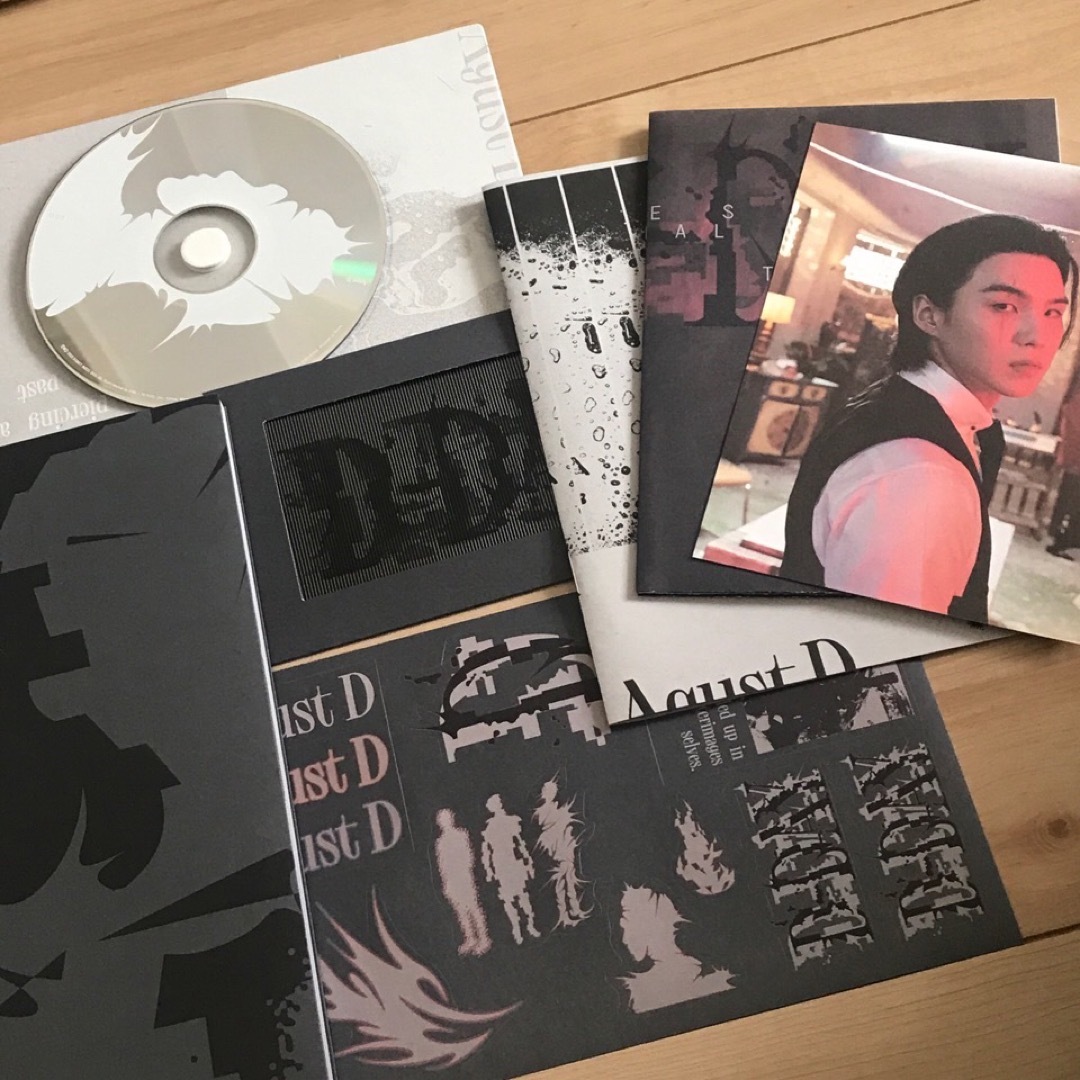 Agust D(SUGA) 直筆サイン「D-DAY」VERSION 01 CD-eastgate.mk