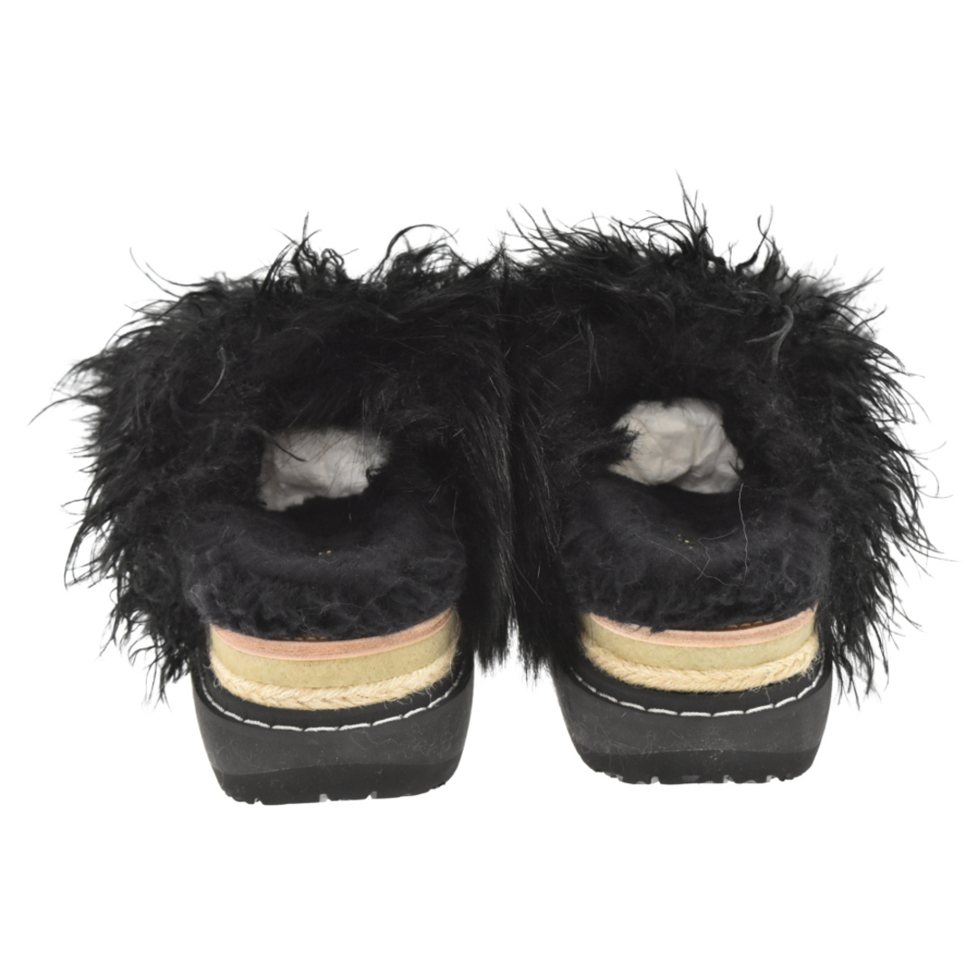 sacai - Sacai サカイ 22AW Mix Faux Fur Sandals ミックスフェイク