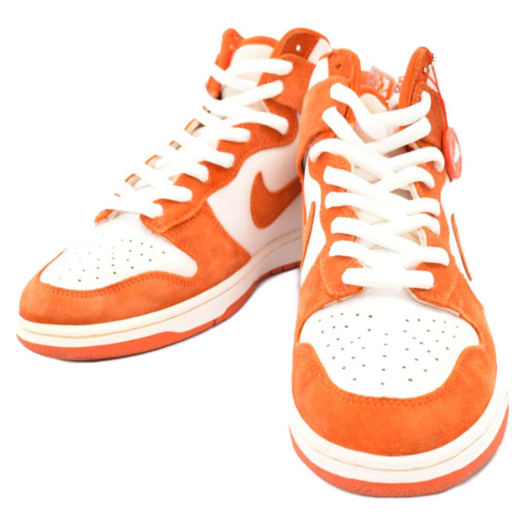 NIKE ナイキ 05AW DUNK HIGH PRO SB SYRACUSE SB ダンクハイ シラキュースハイカットスニーカー 305050-181 ホワイト/オレンジ US9.5/27.5cm