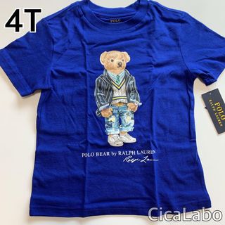 Ralph Lauren - 【新品】ラルフローレン ポロベア Tシャツ ブルー 4T ...