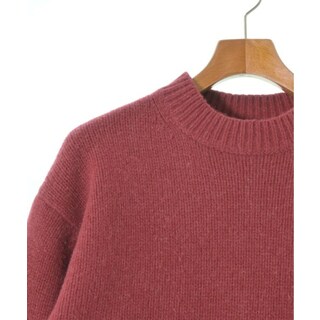 極美品 スティーブンアラン ウール混 ニット セーター 中間色 ブラウン 赤
