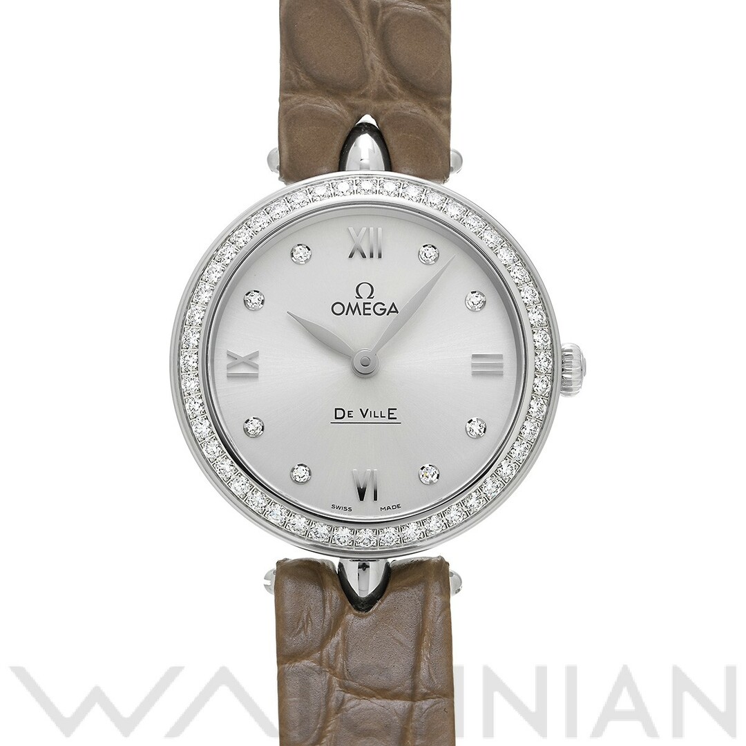 OMEGA(オメガ)の中古 オメガ OMEGA 424.18.27.60.52.001 シルバー /ダイヤモンド レディース 腕時計 レディースのファッション小物(腕時計)の商品写真