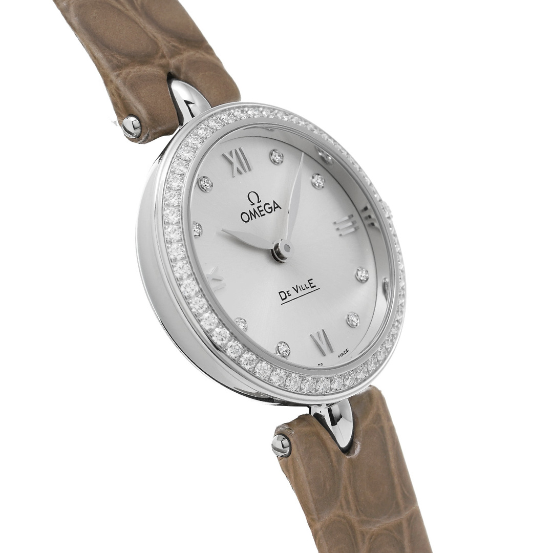 OMEGA(オメガ)の中古 オメガ OMEGA 424.18.27.60.52.001 シルバー /ダイヤモンド レディース 腕時計 レディースのファッション小物(腕時計)の商品写真