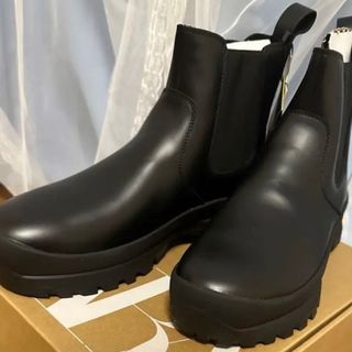 ZARA　Vibram　レザーチェルシーアンクルブーツ　サイズ44