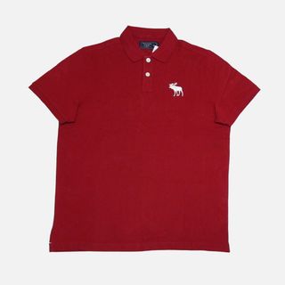 アバクロンビーアンドフィッチ(Abercrombie&Fitch)の★新品★アバクロンビー&フィッチ★ビッグアイコンポロ (Red/XL)(ポロシャツ)