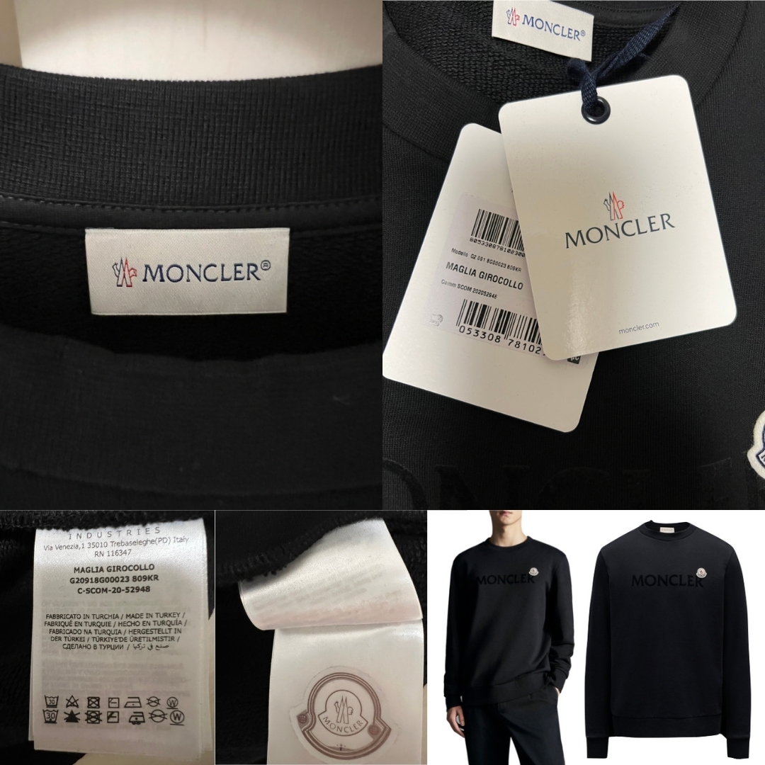 MONCLER - ☆未使用・本物保証☆MONCLER レタリングロゴ スウェット