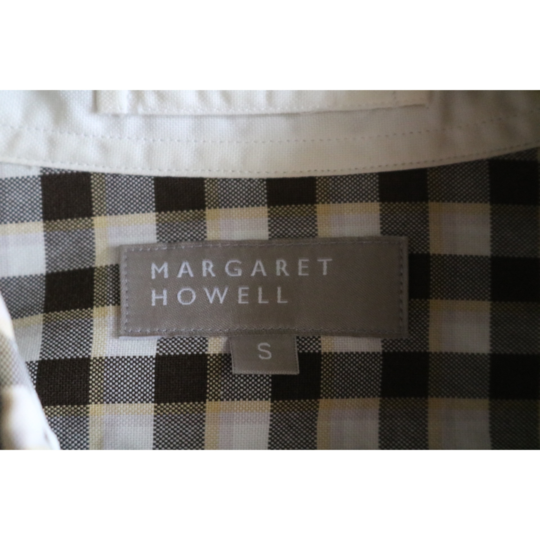 MARGARET HOWELL(マーガレットハウエル)の【MARGARET HOWELL】長袖シャツ　ギンガムチェック　ポケット　緑★ メンズのトップス(シャツ)の商品写真