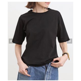 アパルトモンドゥーズィエムクラス(L'Appartement DEUXIEME CLASSE)のL'Appartement Beautiful T-SH ブラック(Tシャツ(半袖/袖なし))