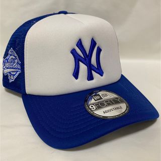 NEWERA  ニューヨーク　ヤンキース　トラッカー　キャップ　メッシュ　水色