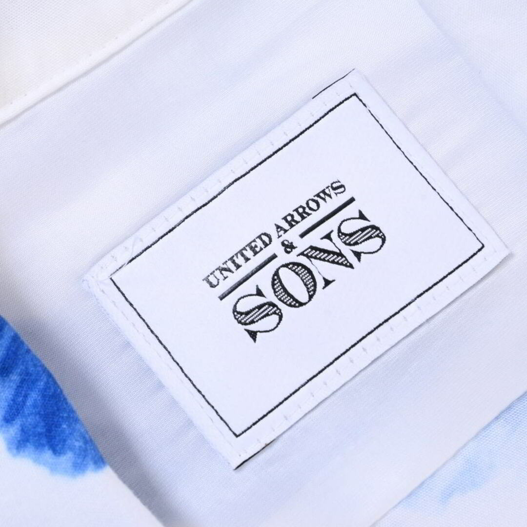 UNITED ARROWS(ユナイテッドアローズ)のUNITED ARROWS & SONS プリント オープンカラー シャツ メンズのトップス(シャツ)の商品写真