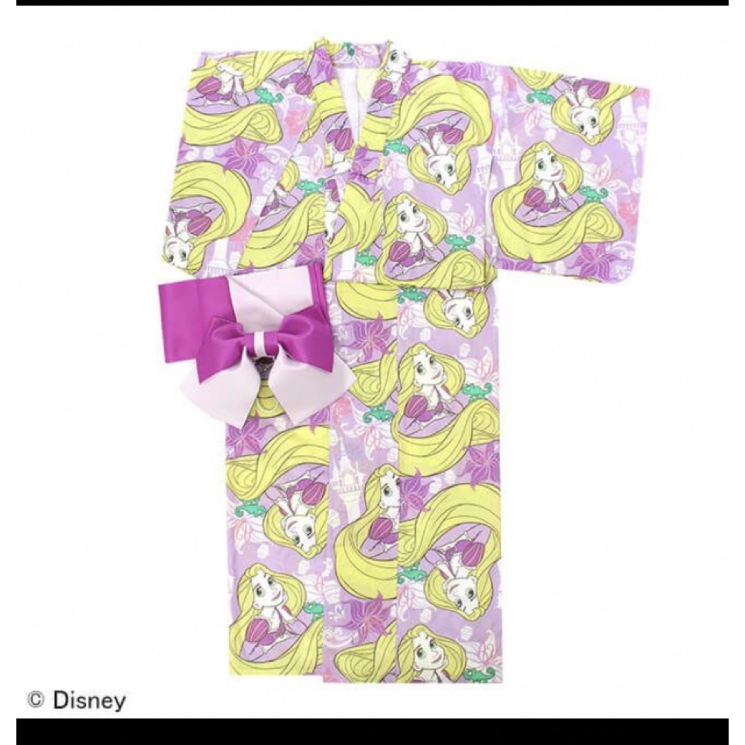 Disney(ディズニー)の【ディズニー】　パニカム　ラプンツェル　浴衣 レディースの水着/浴衣(浴衣)の商品写真