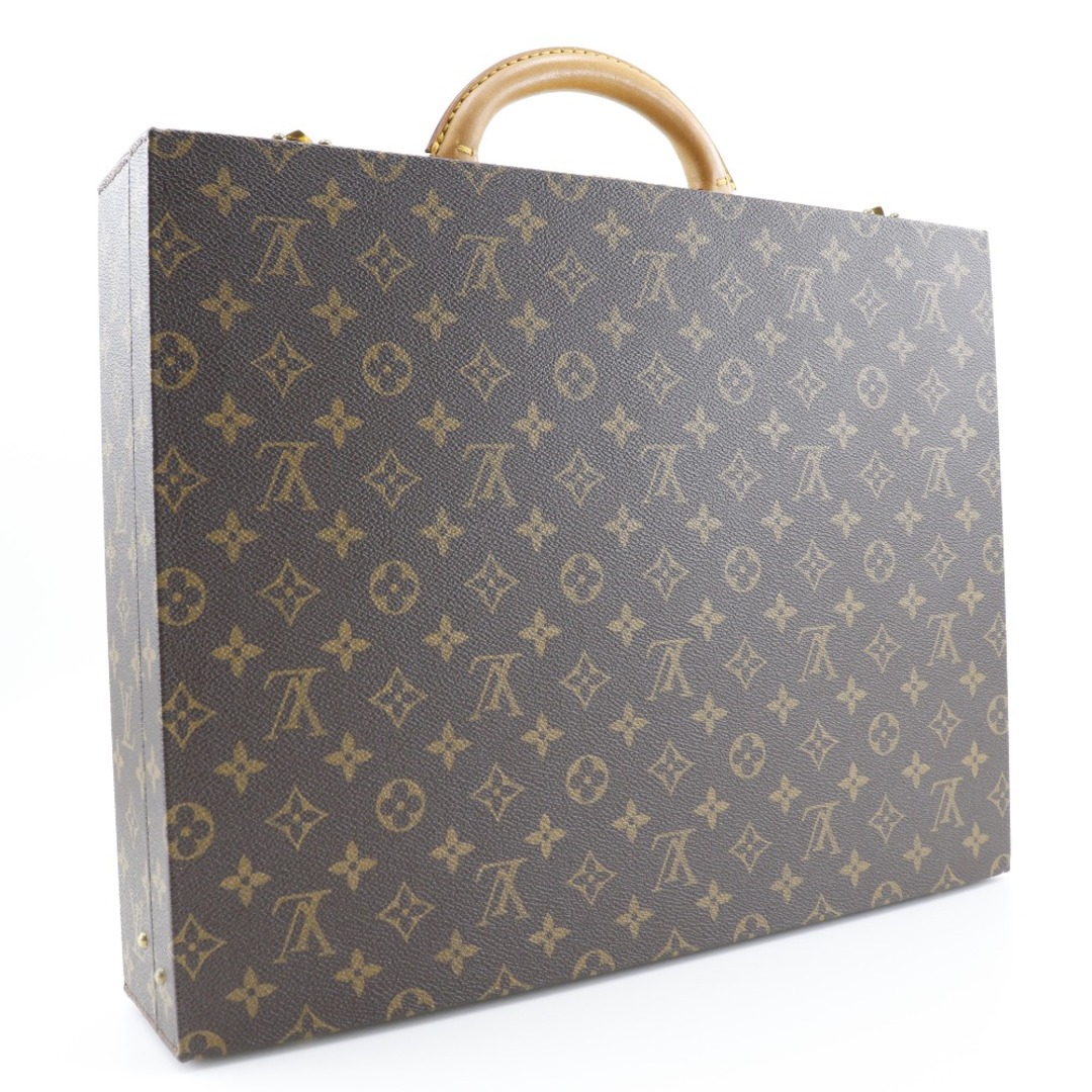 LOUIS VUITTON(ルイヴィトン)の【LOUIS VUITTON】ルイ・ヴィトン アタッシュケース プレジテント モノグラムキャンバス 茶 SO4508 ユニセックス ビジネスバッグ メンズのバッグ(ビジネスバッグ)の商品写真