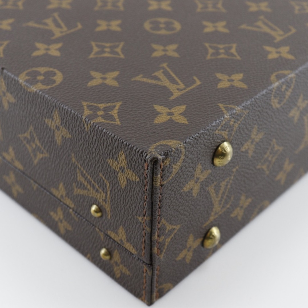 LOUIS VUITTON(ルイヴィトン)の【LOUIS VUITTON】ルイ・ヴィトン アタッシュケース プレジテント モノグラムキャンバス 茶 SO4508 ユニセックス ビジネスバッグ メンズのバッグ(ビジネスバッグ)の商品写真