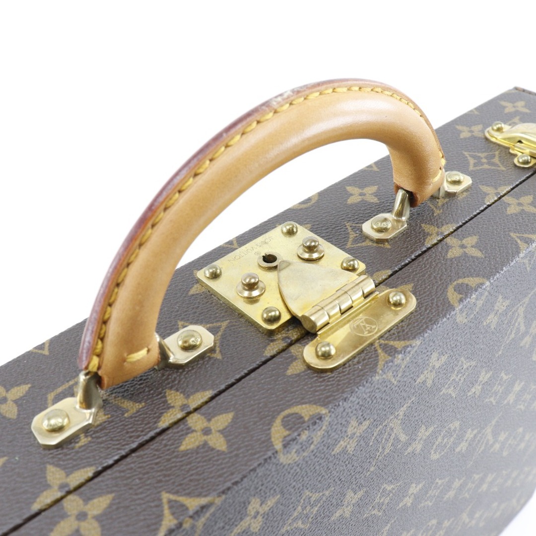 LOUIS VUITTON(ルイヴィトン)の【LOUIS VUITTON】ルイ・ヴィトン アタッシュケース プレジテント モノグラムキャンバス 茶 SO4508 ユニセックス ビジネスバッグ メンズのバッグ(ビジネスバッグ)の商品写真