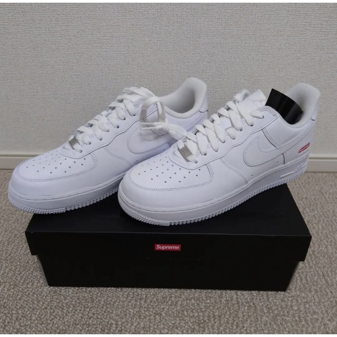 NIKE AIR FORCE1 SUPREME エアフォース1 白 27.5cm