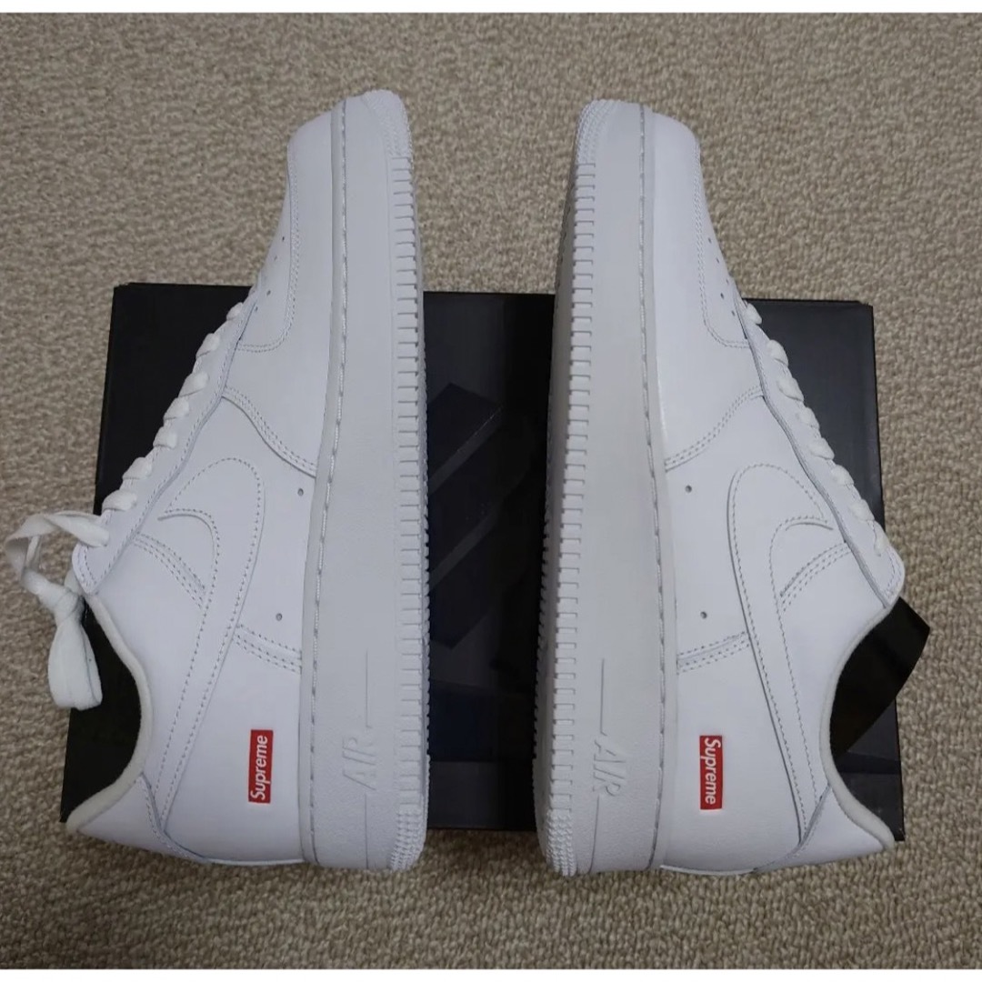 NIKE AIR FORCE1 SUPREME エアフォース1 白 27.5cm